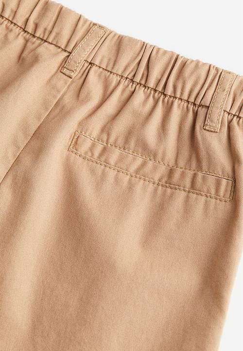 H&M - Cotton chino shorts - beige