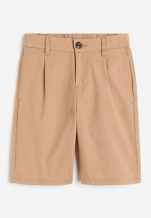 H&M - Cotton chino shorts - beige