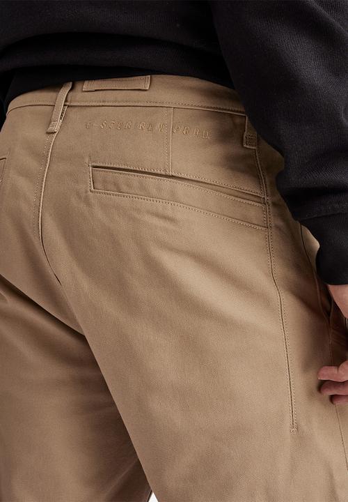 G-STAR - Bronson 2.0 slim chino short Backdrop stretch canvas - safari