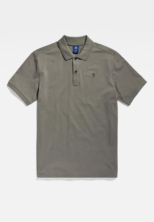 G-STAR - Dunda slim polo s\s Premium stretch pk o  - gs grey