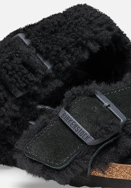 Birkenstock - Arizona Teddy Regular - Black