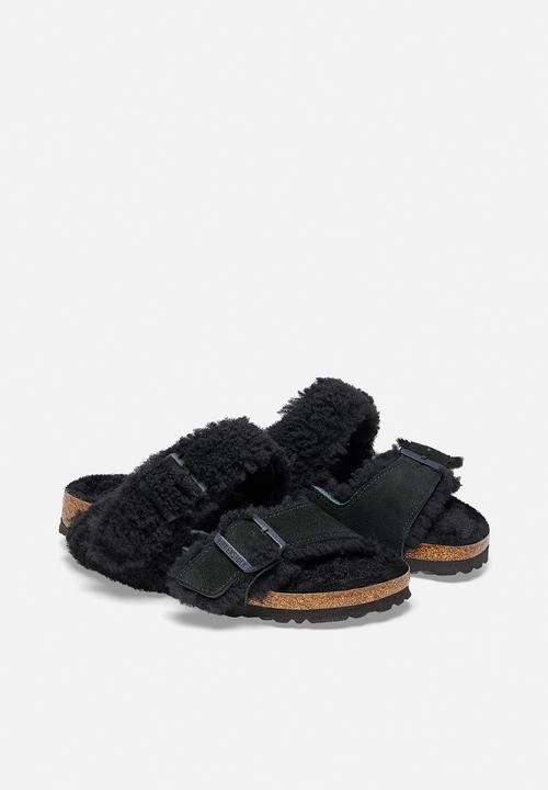 Birkenstock - Arizona Teddy Regular - Black