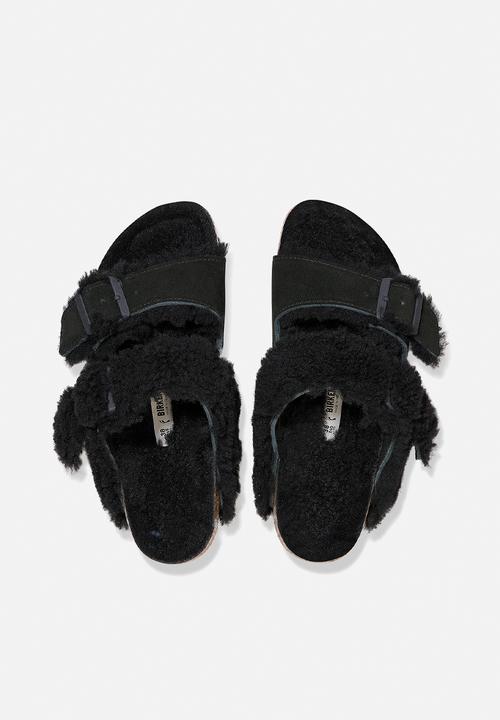 Birkenstock - Arizona Teddy Regular - Black