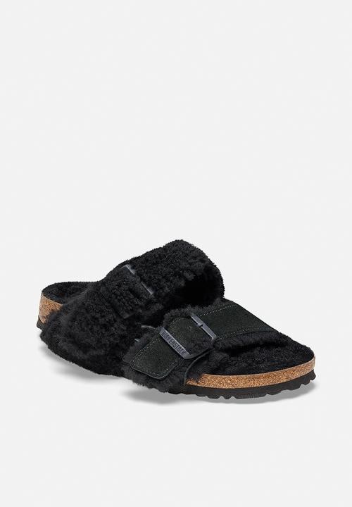 Birkenstock - Arizona Teddy Regular - Black