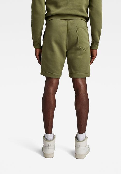 G-STAR - Premium core sw short Pacior sweat r  - sage