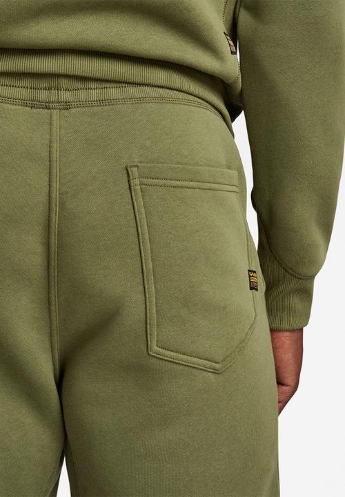 G-STAR - Premium core sw short Pacior sweat r  - sage