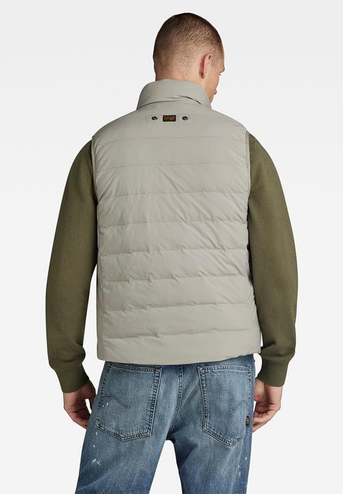 G-STAR - Foundation liner vest Zone stretch lite wr  - elephant skin