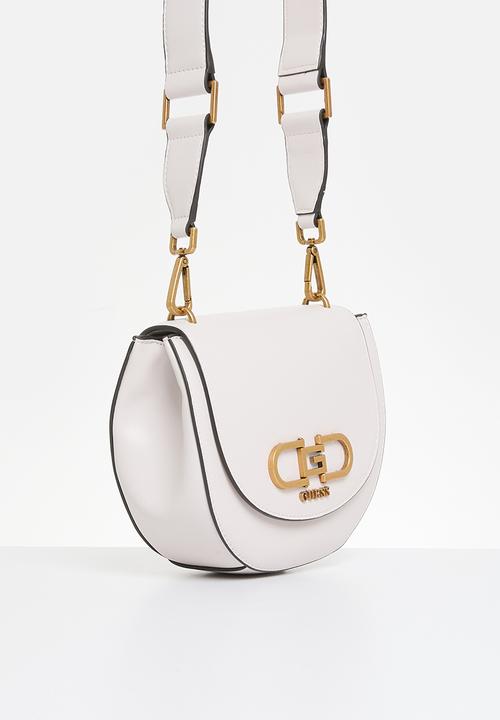 GUESS - Fleet mini saddle crossbody - stone