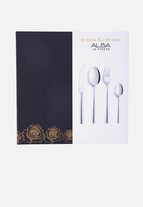 Jenna Clifford - JENNA CLIFFORD - Alba 16 piece Cutlery Set