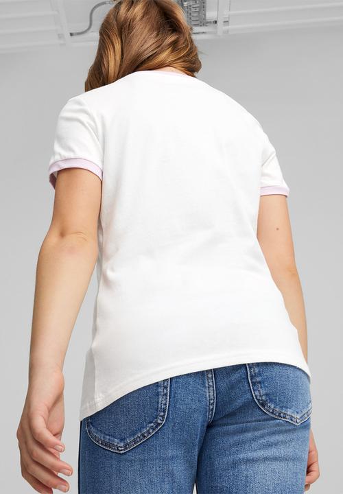 PUMA - Classics match point logo tee g - puma white