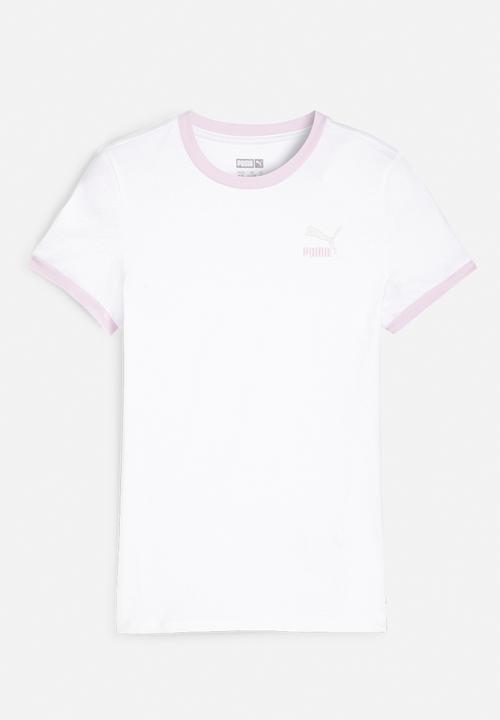 PUMA - Classics match point logo tee g - puma white