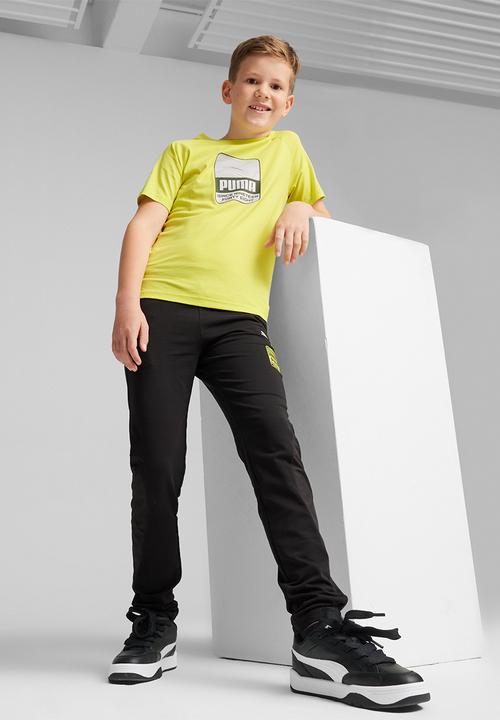 PUMA - Active sports graphic tee b - lime sheen