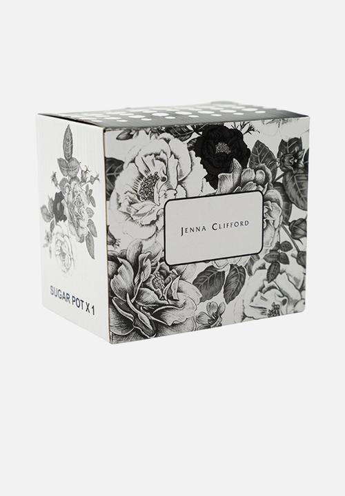 Jenna Clifford - JENNA CLIFFORD - Black Rose Sugar Pot