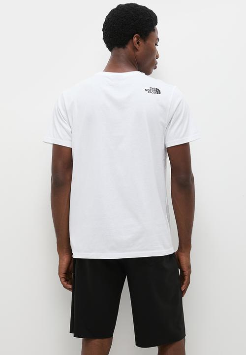 The North Face - Fine short sleeve tee - white/black
