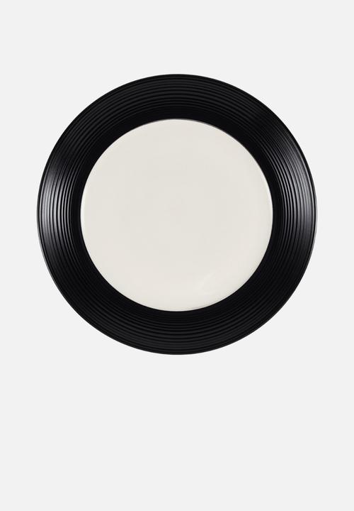 Jan Hendrik - JAN - Blancnoir Dinner Plate Set of 4 - black 