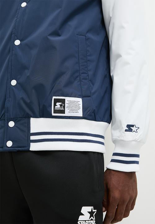 Starter - Starter Varsity Jacket 1 - Navy & White