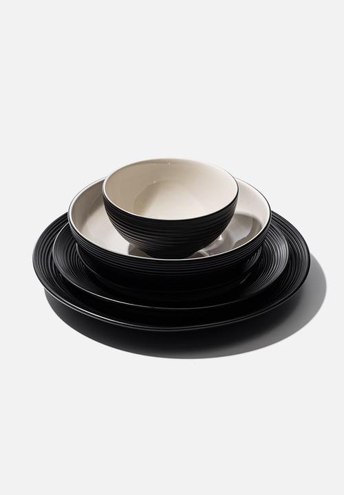 Jan Hendrik - JAN - Blancnoir Cereal Bowl Set of 4 - black 