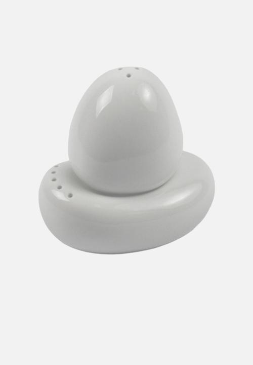 Omada - Irregular Salt & Pepper Set White