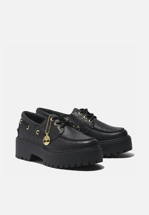Timberland - TBL premium elevated 3 eye - black full grain