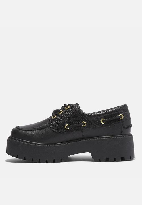 Timberland - TBL premium elevated 3 eye - black full grain