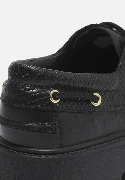 Timberland - TBL premium elevated 3 eye - black full grain