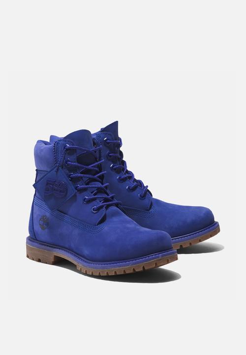 Timberland - 6in premium boot - bright blue nubuck