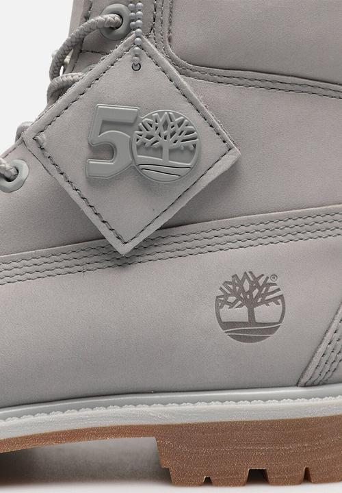 Timberland - 6in premium boot - light grey nubuck