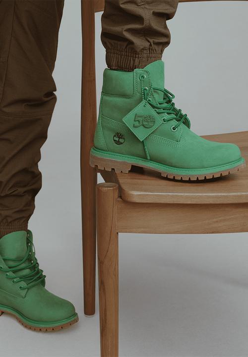 Timberland - 6in premium boot - medium green nubuck