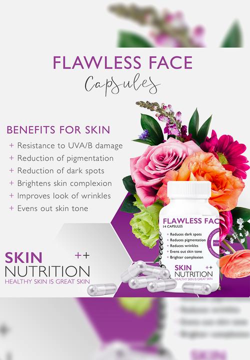 SKIN NUTRITION - Flawless Face Complex Capsules Mini