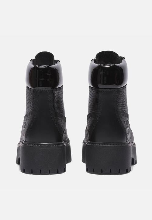 Timberland - TBL premium elevated 6in WP - black full grain