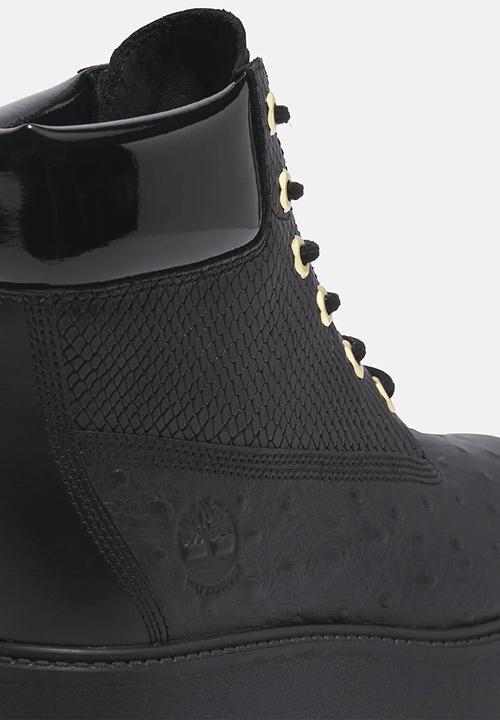 Timberland - TBL premium elevated 6in WP - black full grain