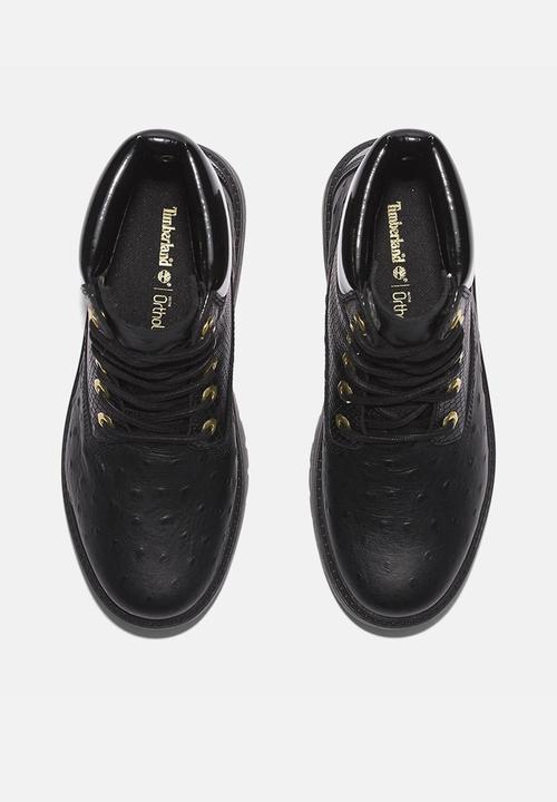 Timberland - TBL premium elevated 6in WP - black full grain