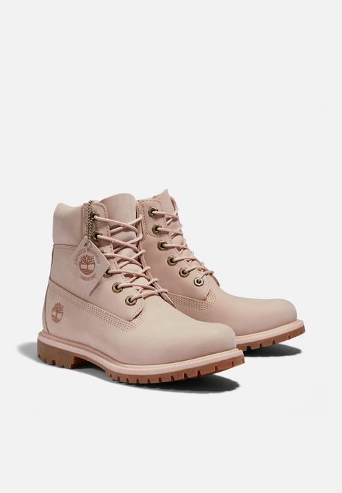 Timberland - 6in premium boot - w - light pink nubuck