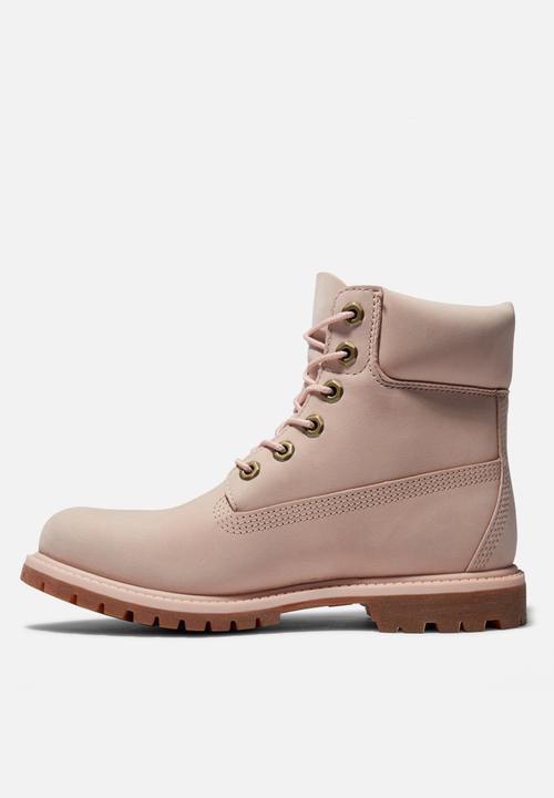 Timberland - 6in premium boot - w - light pink nubuck