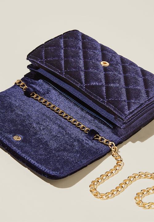 Rubi - Sofia chain wallet bag-ink blue