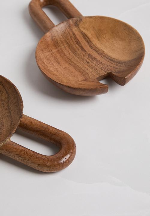 Sixth Floor - Eldoria salad tosser set - Natural