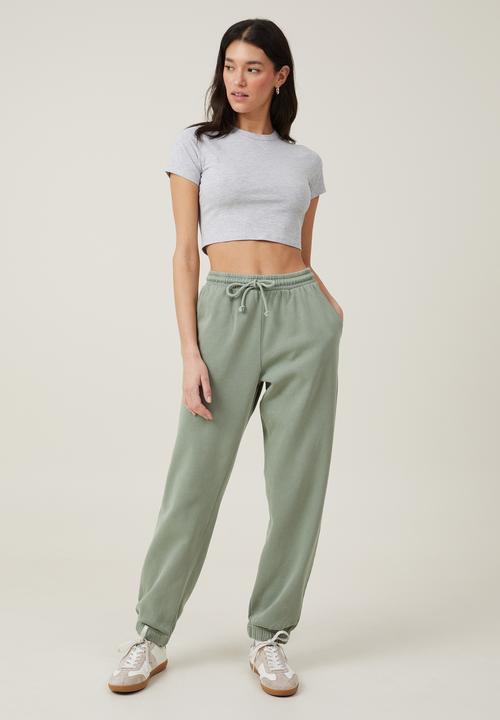 Cotton On - Classic Washed Sweatpant - Washed Sage