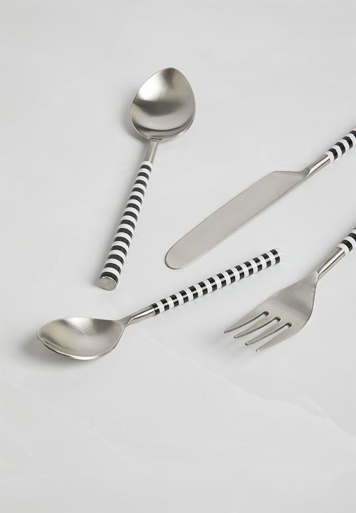 Sixth Floor - Mythhaven cutlery set of 4 - Black