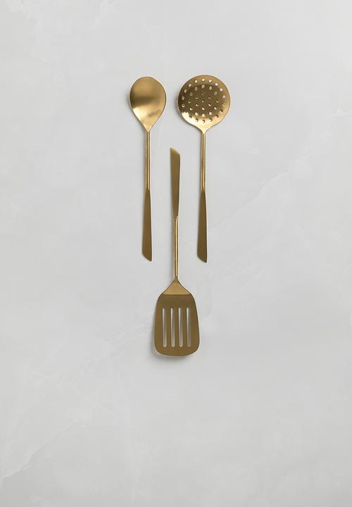 Sixth Floor - Mysticor  utensil set- Gold
