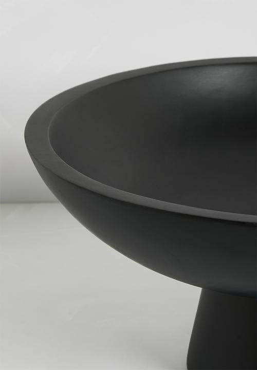 Sixth Floor - Kohl mango wood bowl - black
