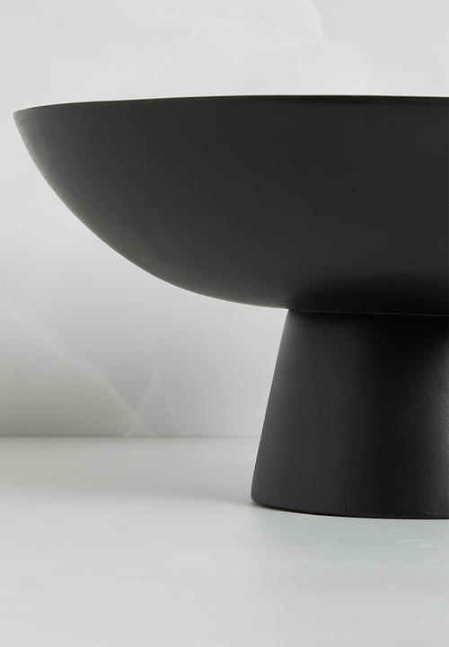 Sixth Floor - Kohl mango wood bowl - black