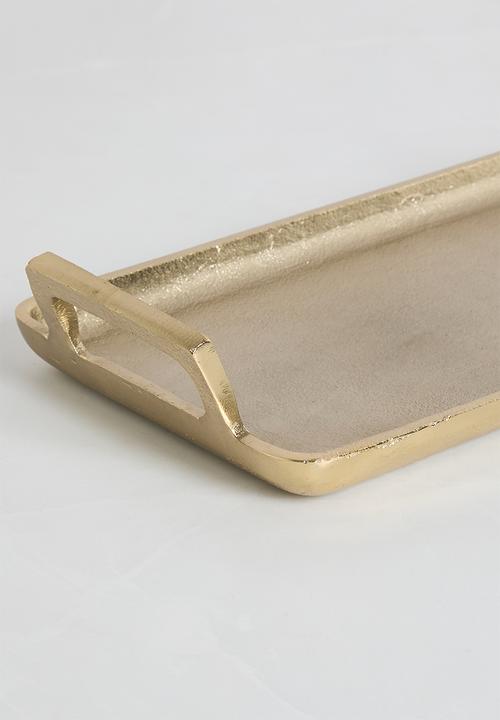 Sixth Floor - Nala tray - gold