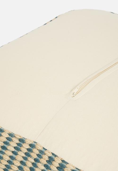 Sixth Floor - Miley ottoman -Blue