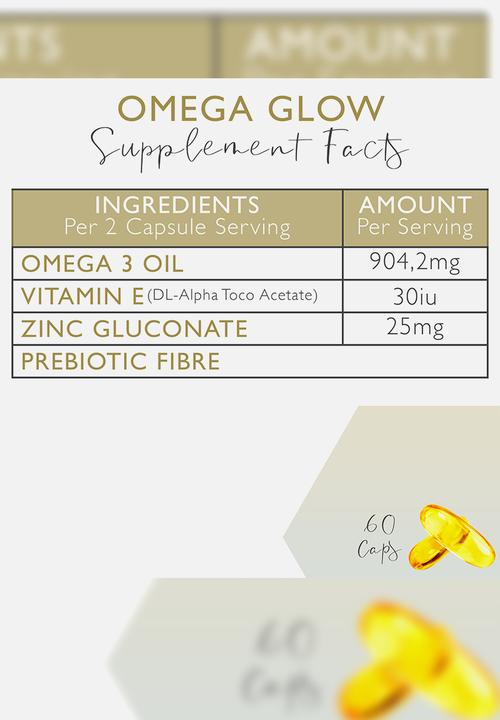 SKIN NUTRITION - Omega Glow Capsules