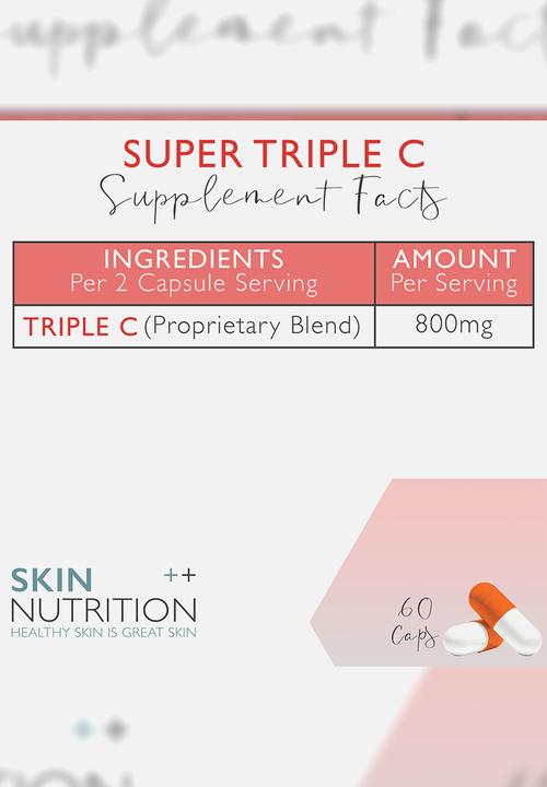SKIN NUTRITION - Super Triple C Capsules