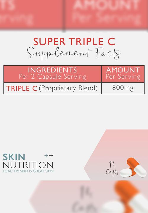 SKIN NUTRITION - Super Triple C Capsules Mini