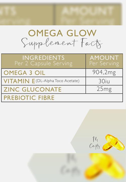 SKIN NUTRITION - Omega Glow Capsules Mini