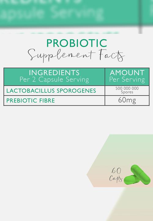 SKIN NUTRITION - Probiotic Capsules