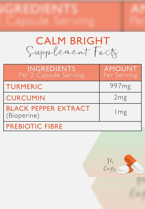 SKIN NUTRITION - Calm Bright Capsules Mini
