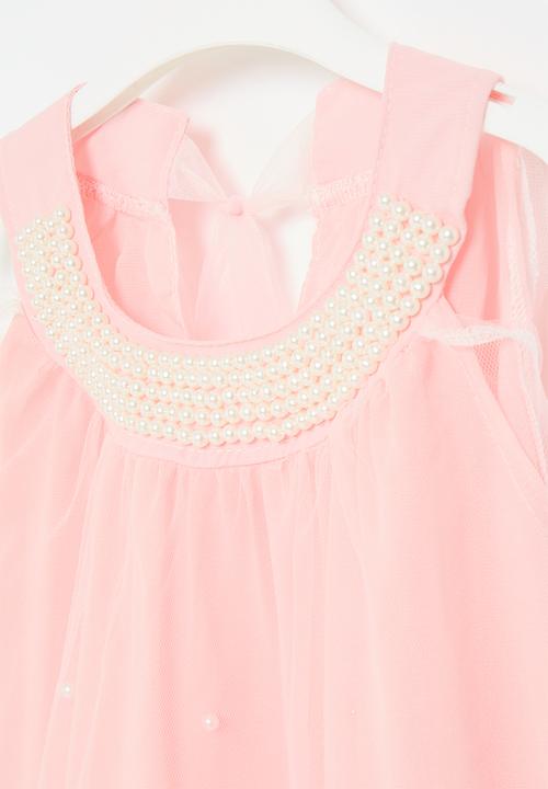 Pop Candy - Girls mesh dress - pink